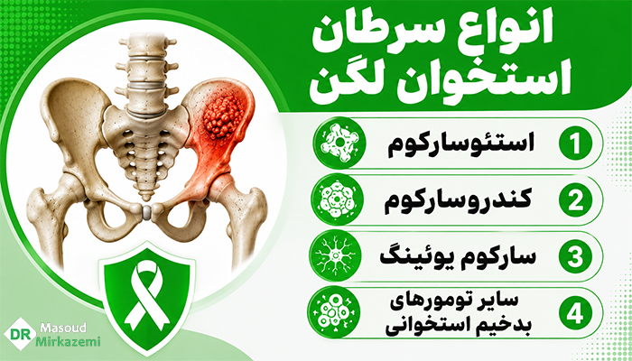 انواع سرطان استخوان لگن