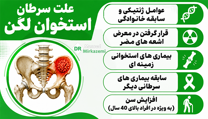 علت سرطان استخوان لگن